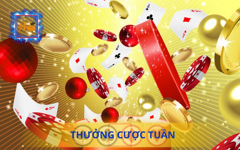 Thưởng Cược Tuần F168 Cực Khủng, Nhận Ngay Hôm Nay 1 THƯỞNG CƯỢC TUẦN F168